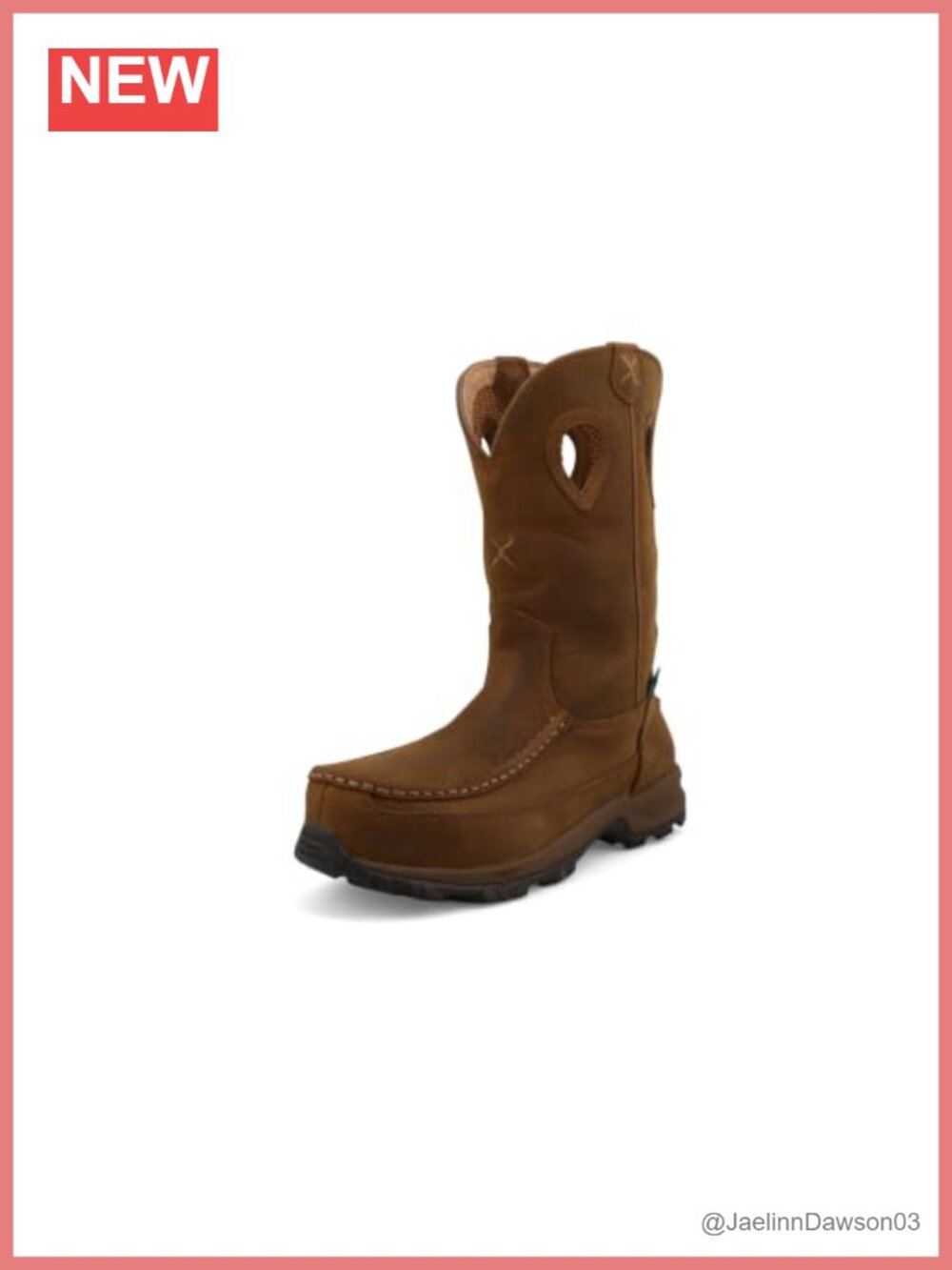 Women's 10" Work Pull-On Hiker Boots Safety Toe Waterproof Composite Toe Slip